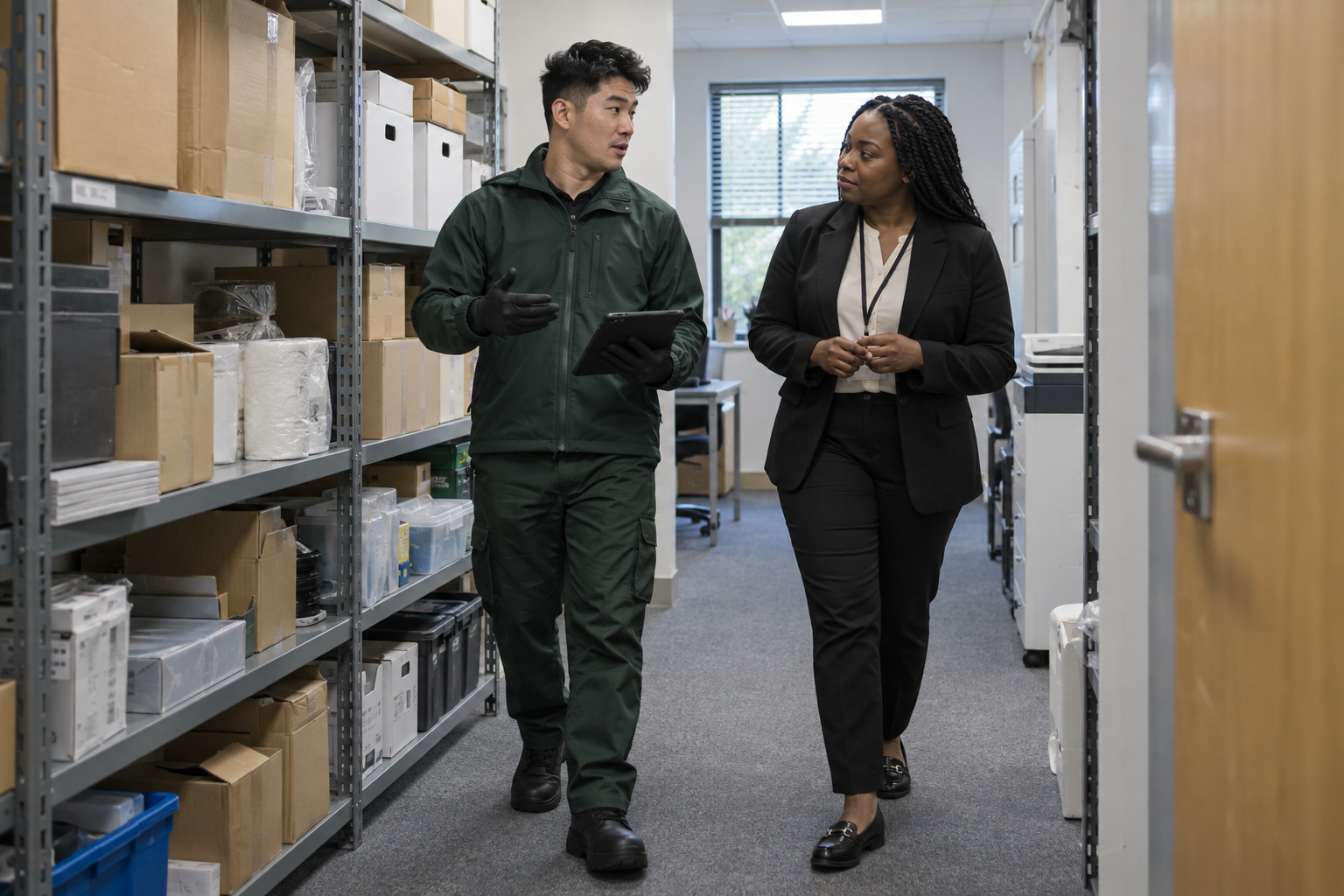 Ilford pest control technician during targeted control preparation
