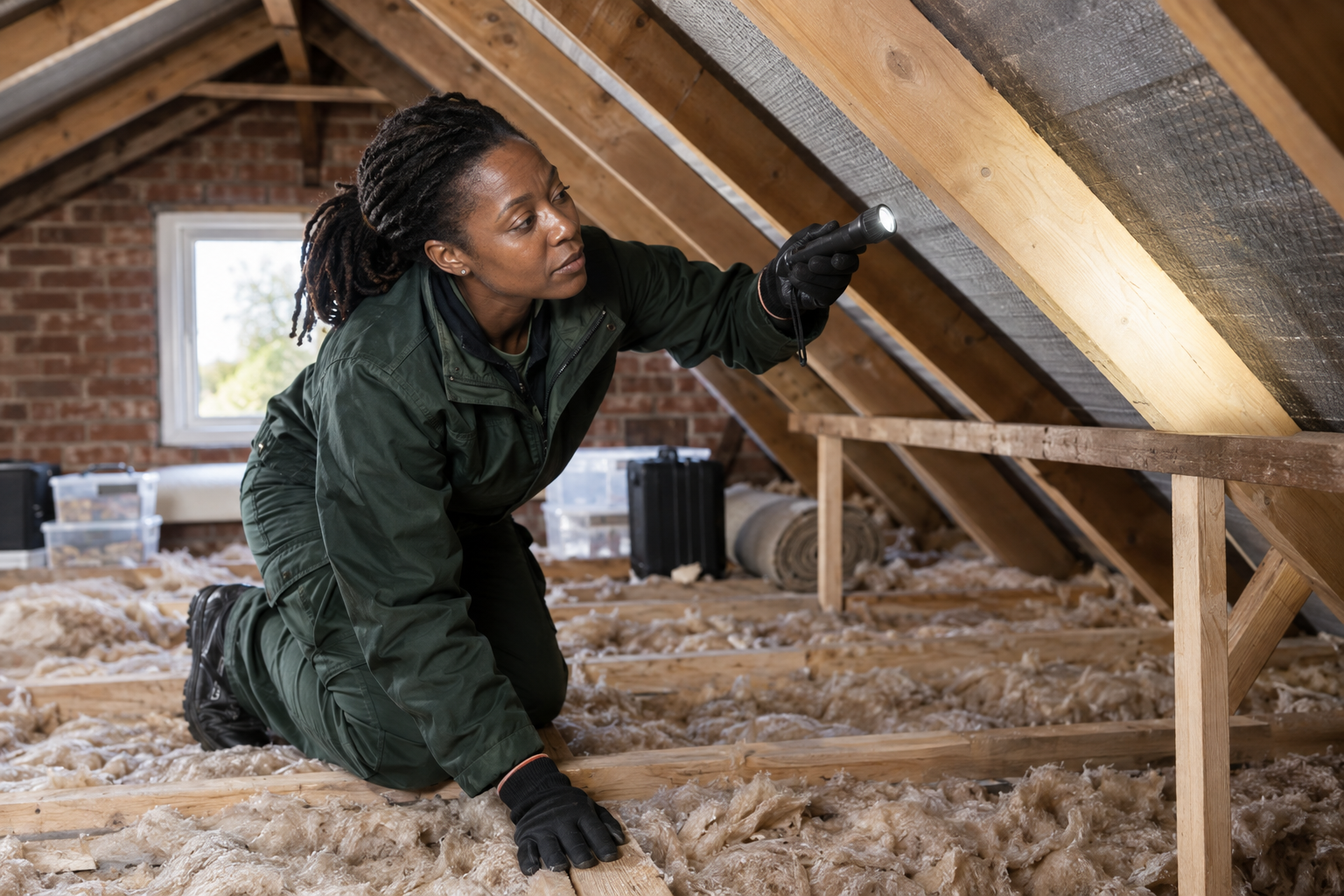Wanstead pest control technician during evidence-led inspection